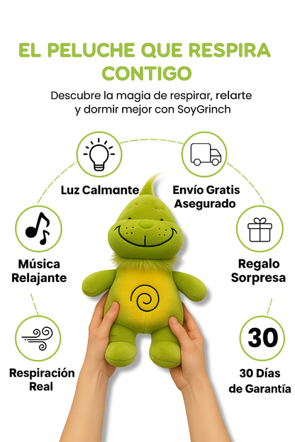 Peluche Relajante de Respiración - SoyGrinch™