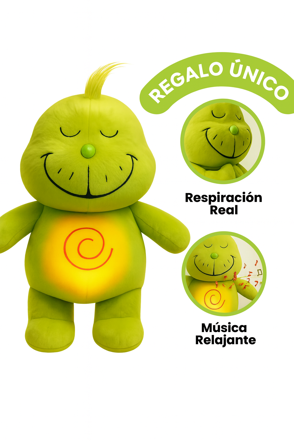 Peluche Relajante de Respiración - SoyGrinch™